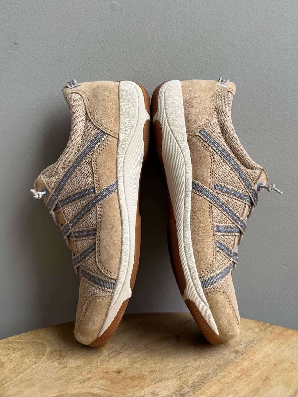 Dansko Harlyn Women's Suede Slip On Sneakers Size 39 (US 8.5-9) Walnut Sand - Picture 5 of 12